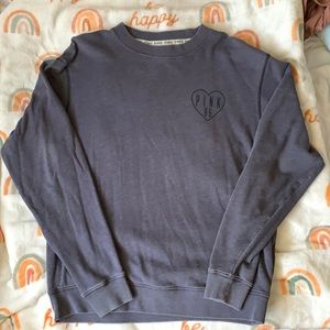 PINK blue crew neck sweater
